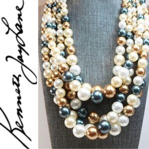 #2 - KENNETH JAY LANE 5-Strand Simulated Pearl Necklace